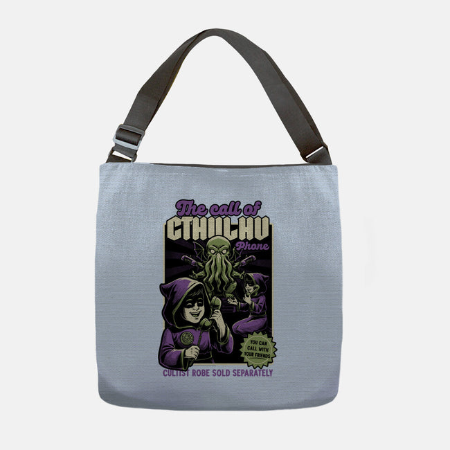Cthulhu Phone Toy-None-Adjustable Tote-Bag-Studio Mootant