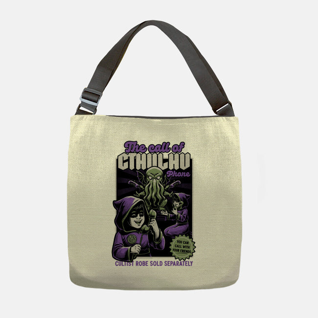 Cthulhu Phone Toy-None-Adjustable Tote-Bag-Studio Mootant