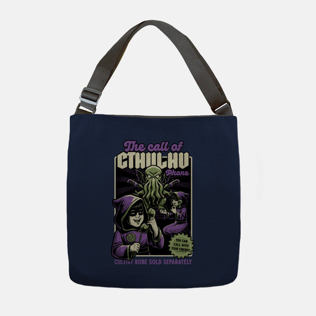 Cthulhu Phone Toy-None-Adjustable Tote-Bag-Studio Mootant
