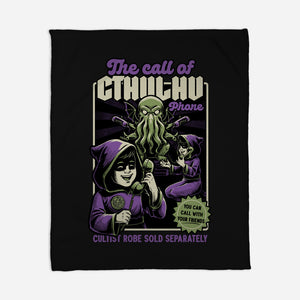 Cthulhu Phone Toy-None-Fleece-Blanket-Studio Mootant