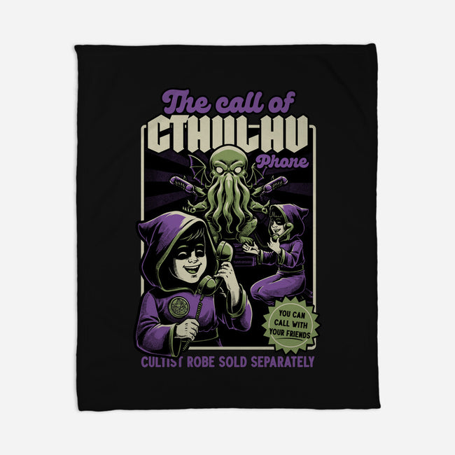 Cthulhu Phone Toy-None-Fleece-Blanket-Studio Mootant