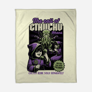 Cthulhu Phone Toy-None-Fleece-Blanket-Studio Mootant