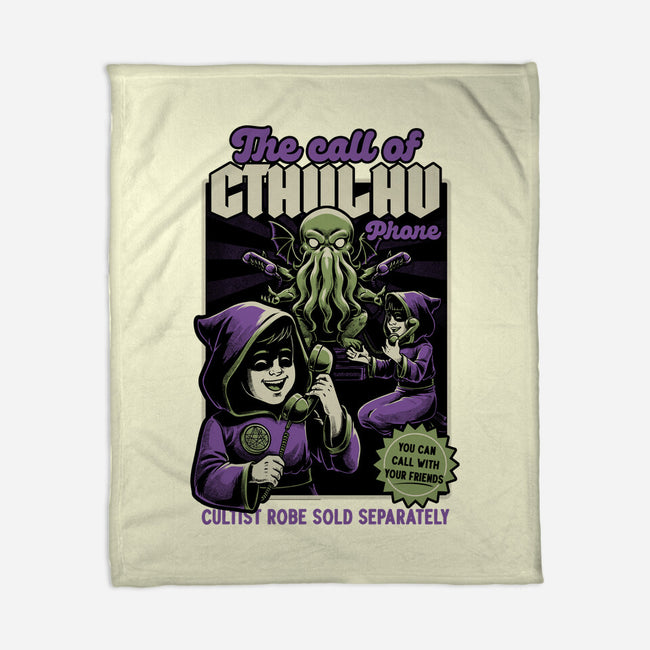 Cthulhu Phone Toy-None-Fleece-Blanket-Studio Mootant