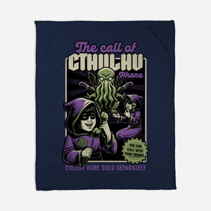 Cthulhu Phone Toy-None-Fleece-Blanket-Studio Mootant