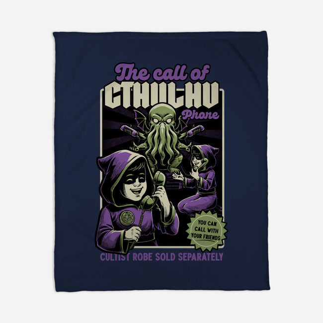 Cthulhu Phone Toy-None-Fleece-Blanket-Studio Mootant