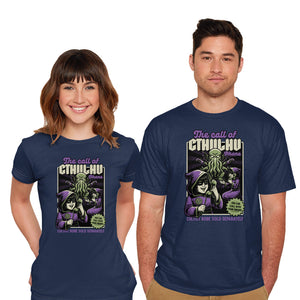 Cthulhu Phone Toy-Mens-Basic-Tee-Studio Mootant