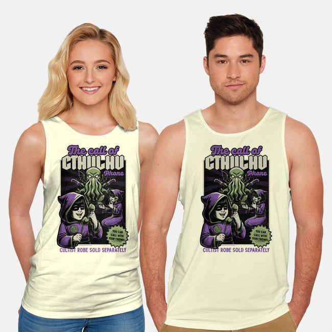 Cthulhu Phone Toy-Unisex-Basic-Tank-Studio Mootant