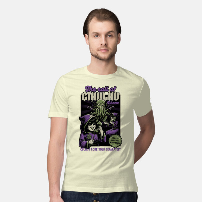 Cthulhu Phone Toy-Mens-Premium-Tee-Studio Mootant
