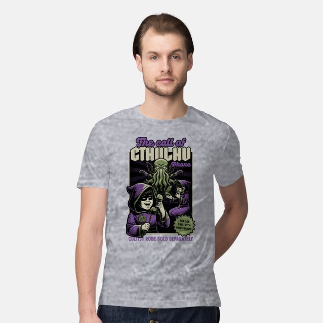 Cthulhu Phone Toy-Mens-Premium-Tee-Studio Mootant