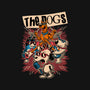 Cartoon Dog Band-None-Stretched-Canvas-Studio Mootant