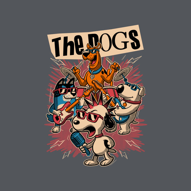 Cartoon Dog Band-None-Stretched-Canvas-Studio Mootant