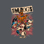 Cartoon Dog Band-None-Stretched-Canvas-Studio Mootant