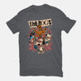 Cartoon Dog Band-Womens-Fitted-Tee-Studio Mootant