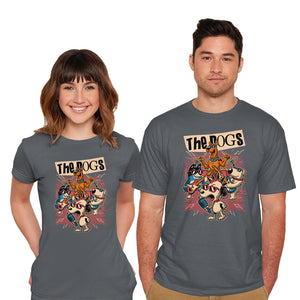 Cartoon Dog Band-Mens-Basic-Tee-Studio Mootant