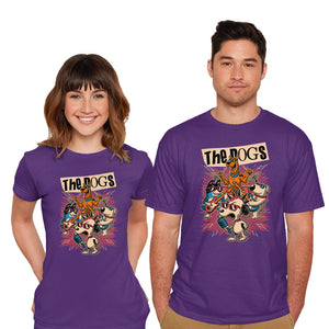 Cartoon Dog Band-Mens-Basic-Tee-Studio Mootant