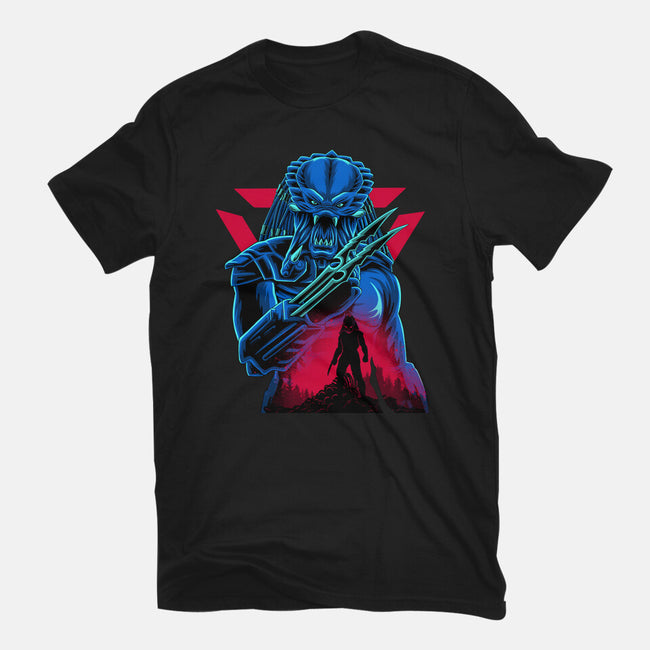 Jungle Hunter-Womens-Fitted-Tee-rmatix
