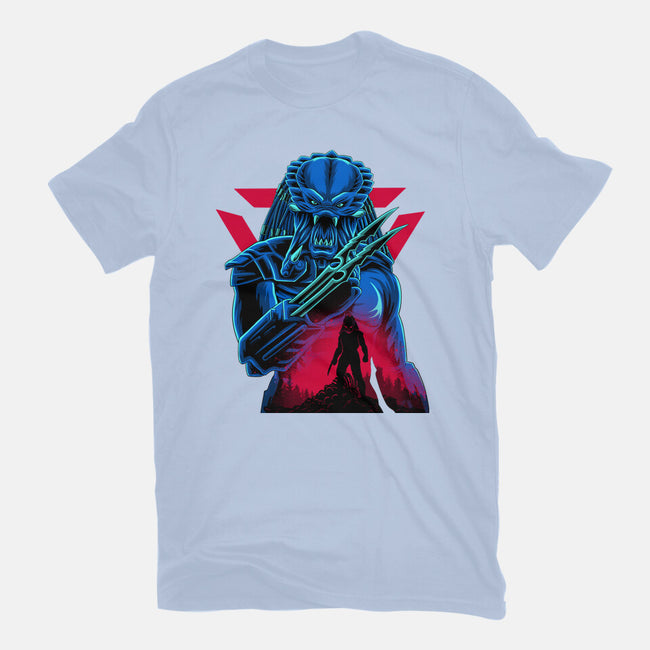 Jungle Hunter-Womens-Fitted-Tee-rmatix