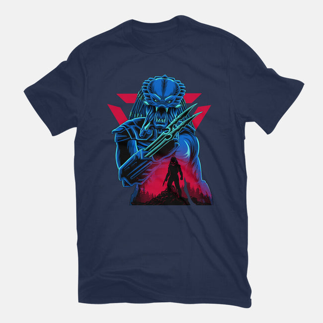 Jungle Hunter-Womens-Fitted-Tee-rmatix