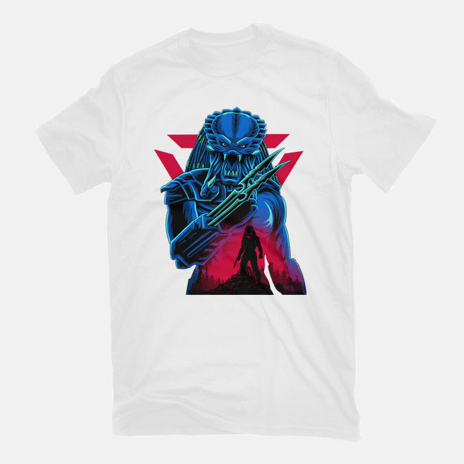 Jungle Hunter-Womens-Fitted-Tee-rmatix