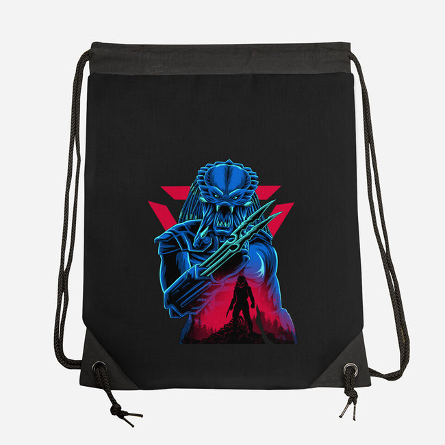 Jungle Hunter-None-Drawstring-Bag-rmatix