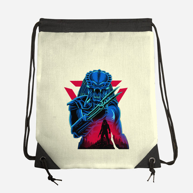 Jungle Hunter-None-Drawstring-Bag-rmatix