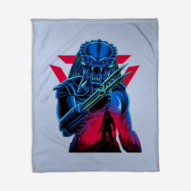 Jungle Hunter-None-Fleece-Blanket-rmatix