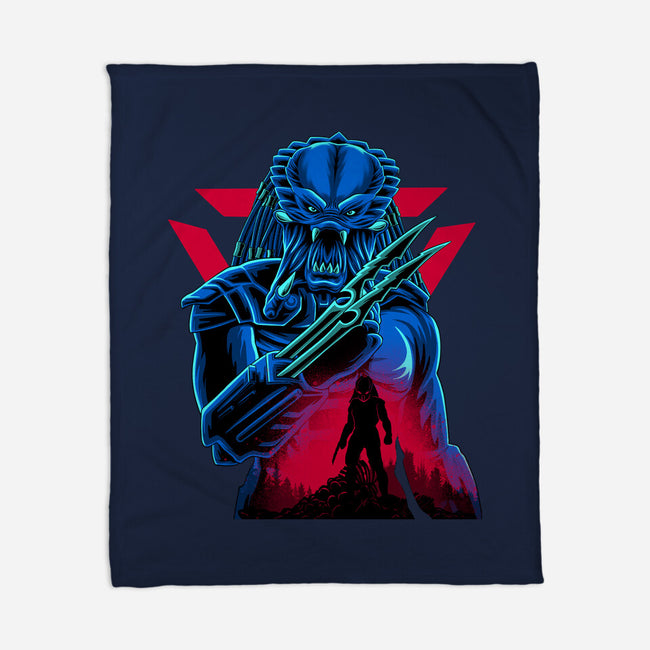 Jungle Hunter-None-Fleece-Blanket-rmatix