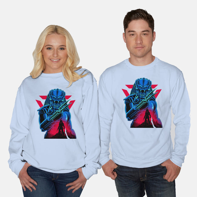 Jungle Hunter-Unisex-Crew Neck-Sweatshirt-rmatix