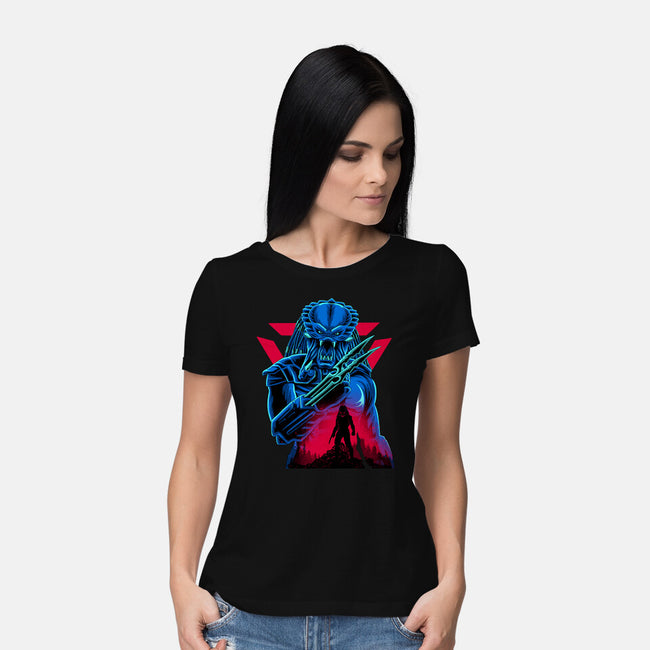 Jungle Hunter-Womens-Basic-Tee-rmatix