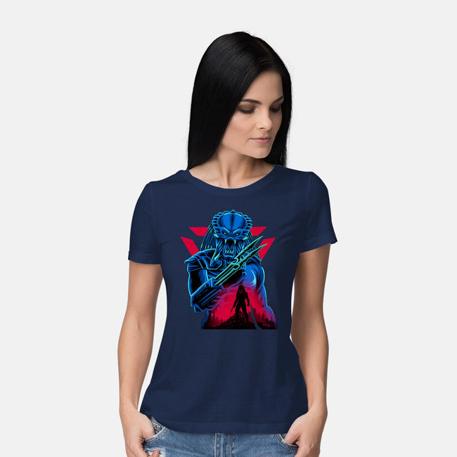Jungle Hunter-Womens-Basic-Tee-rmatix