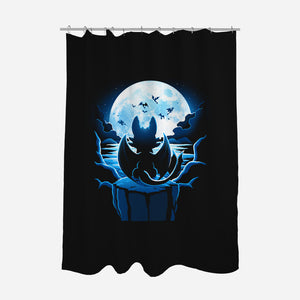 Dragon Land-None-Polyester-Shower Curtain-Vallina84