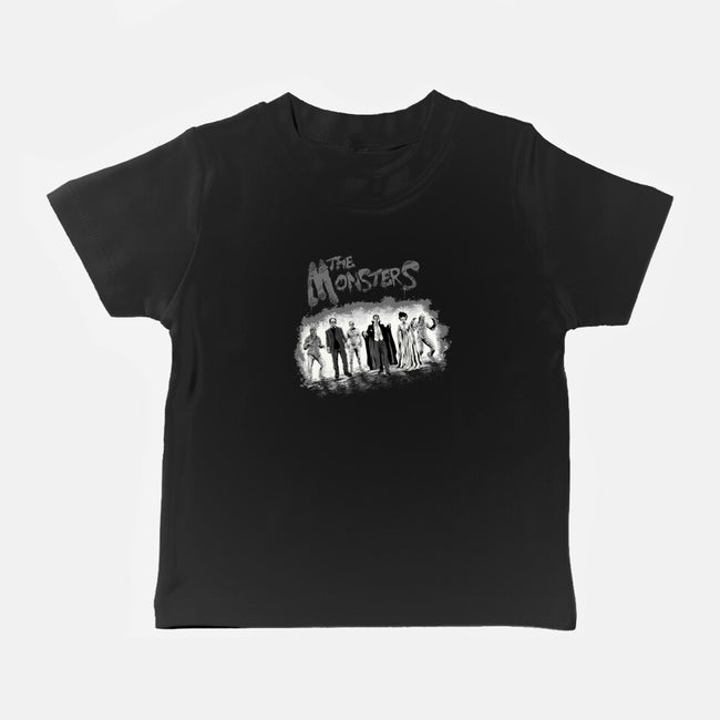 The Monsters BW-Baby-Basic-Tee-zascanauta