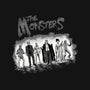 The Monsters BW-Womens-Fitted-Tee-zascanauta