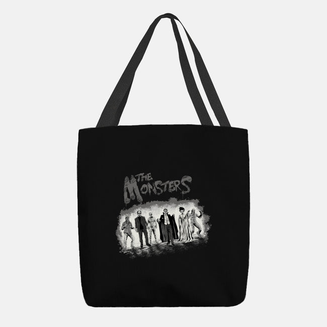 The Monsters BW-None-Basic Tote-Bag-zascanauta