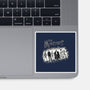 The Monsters BW-None-Glossy-Sticker-zascanauta