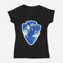 Visit Hoth-Womens-V-Neck-Tee-palmstreet