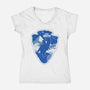 Visit Hoth-Womens-V-Neck-Tee-palmstreet