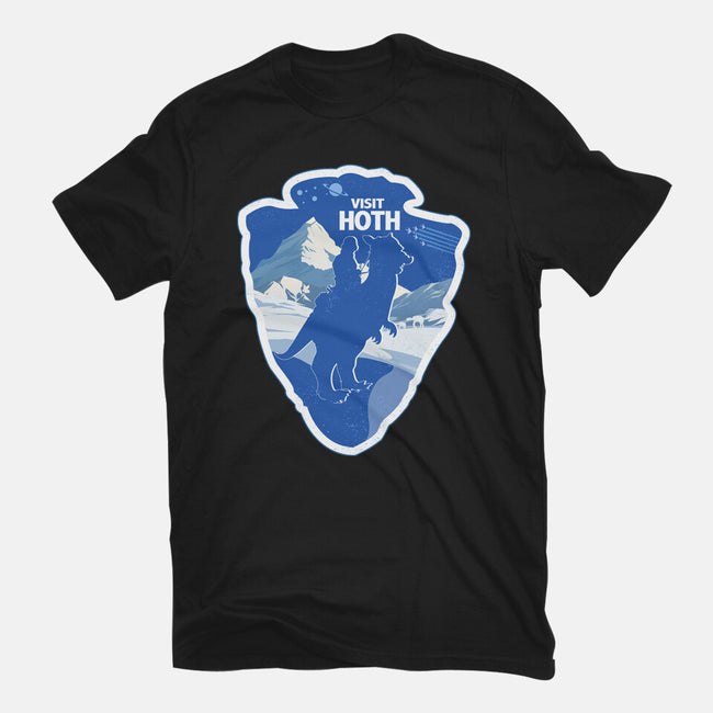 Visit Hoth-Womens-Fitted-Tee-palmstreet