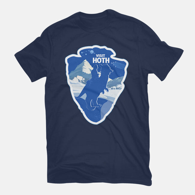 Visit Hoth-Womens-Basic-Tee-palmstreet