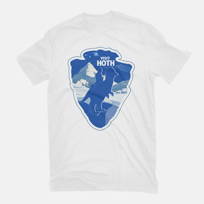Visit Hoth-Womens-Fitted-Tee-palmstreet