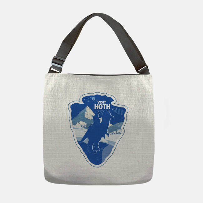 Visit Hoth-None-Adjustable Tote-Bag-palmstreet