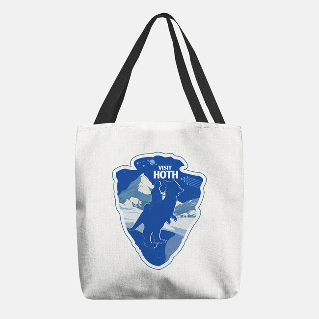 Visit Hoth-None-Basic Tote-Bag-palmstreet