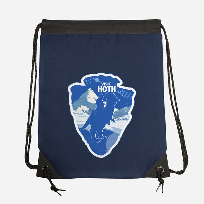 Visit Hoth-None-Drawstring-Bag-palmstreet
