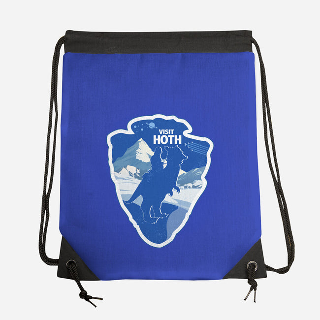 Visit Hoth-None-Drawstring-Bag-palmstreet