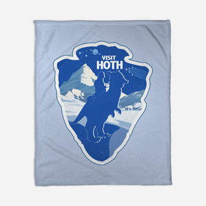 Visit Hoth-None-Fleece-Blanket-palmstreet