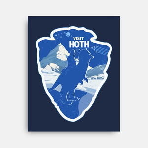 Visit Hoth-None-Stretched-Canvas-palmstreet