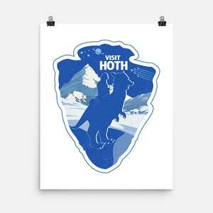 Visit Hoth-None-Matte-Poster-palmstreet