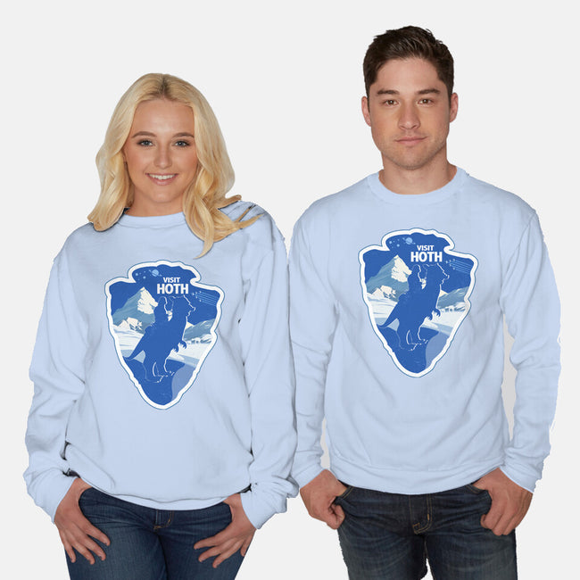 Visit Hoth-Unisex-Crew Neck-Sweatshirt-palmstreet