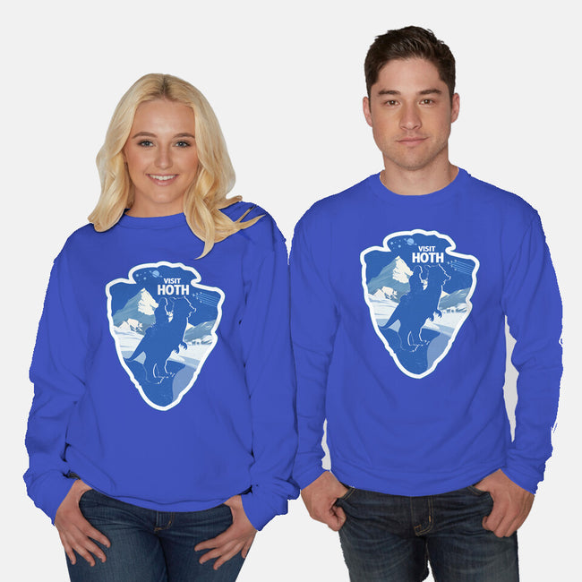 Visit Hoth-Unisex-Crew Neck-Sweatshirt-palmstreet