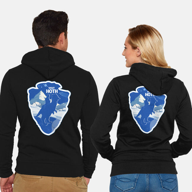 Visit Hoth-Unisex-Zip-Up-Sweatshirt-palmstreet